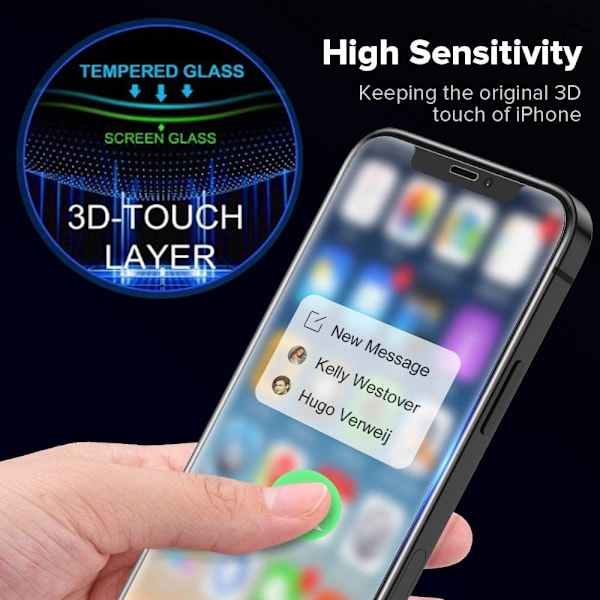 Hærdet Glas Skærmbeskyttelse & Bagsidesbeskyttelse iPhone 12 Pro Max