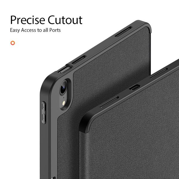 Dux Ducis Domo Tri-fold Case iPad 10.9 2022 (10. sukupolvi) Musta