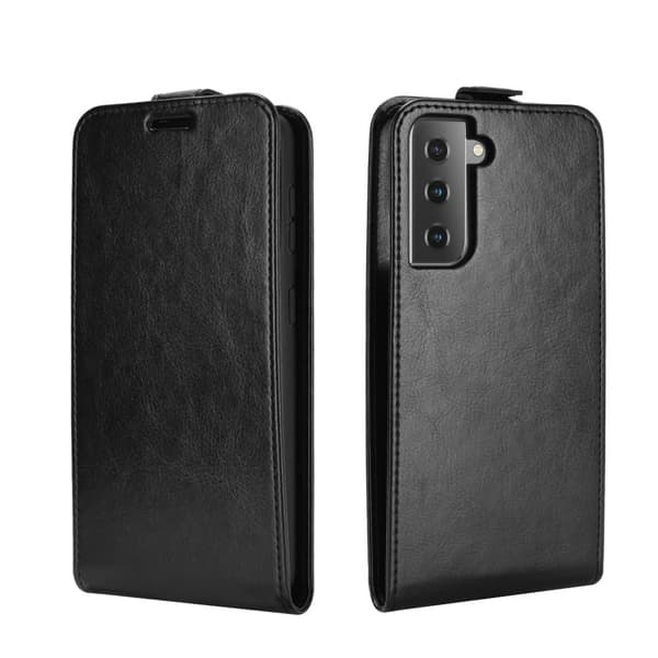 Flip Cover Læder Samsung Galaxy S21 Plus Sort