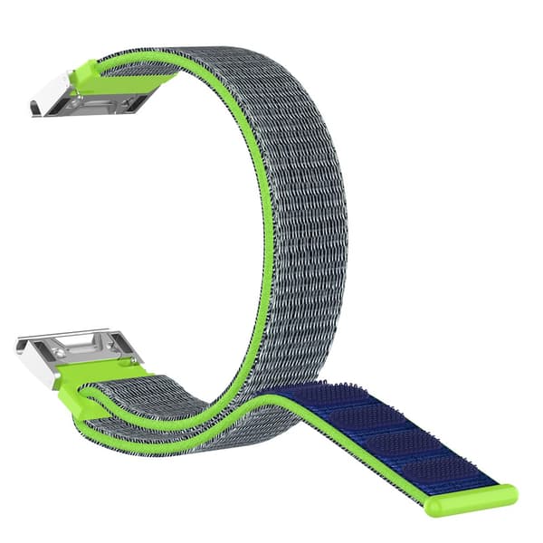 Nylonarmband Garmin Fenix E 47mm Grön