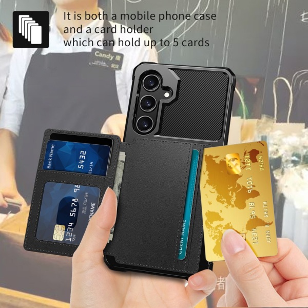 Monikäyttöinen kotelo Samsung Galaxy S24 Plus - Musta