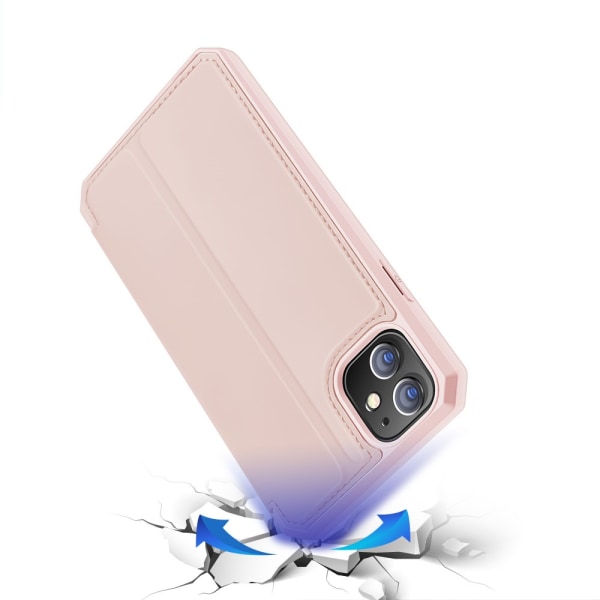 Dux Ducis Skin X Fodral Läder iPhone 12 Mini Rosa