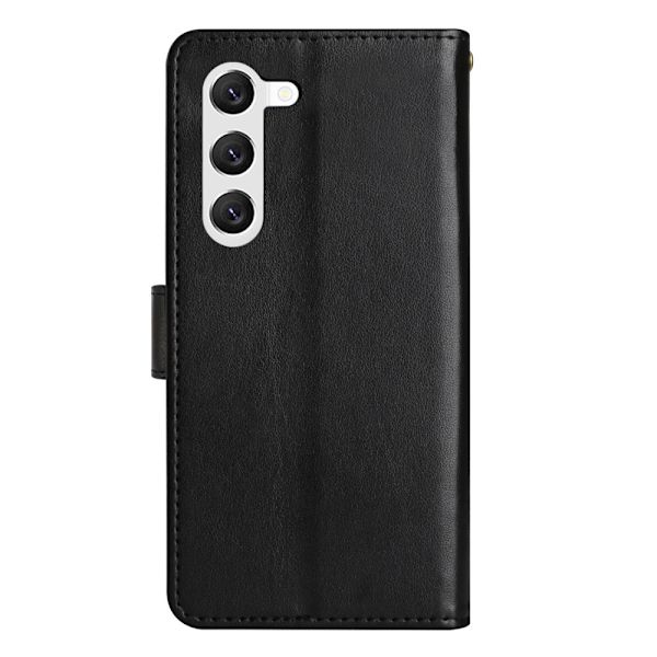 Läderfodral Fjärilar Samsung Galaxy S23 Svart