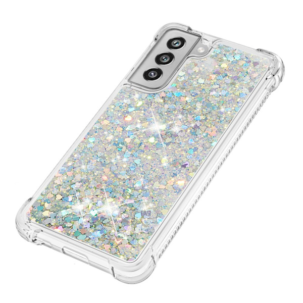 Glitter Bling TPU Case Samsung Galaxy S21 FE Silver