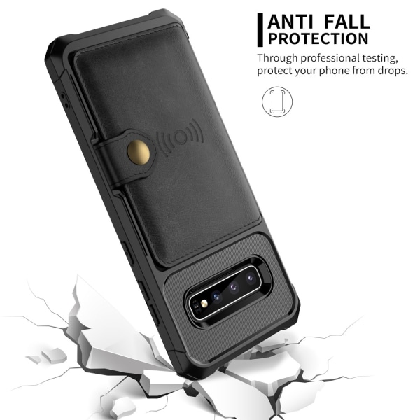 Multi-Slot-kotelo Samsung Galaxy S10 musta