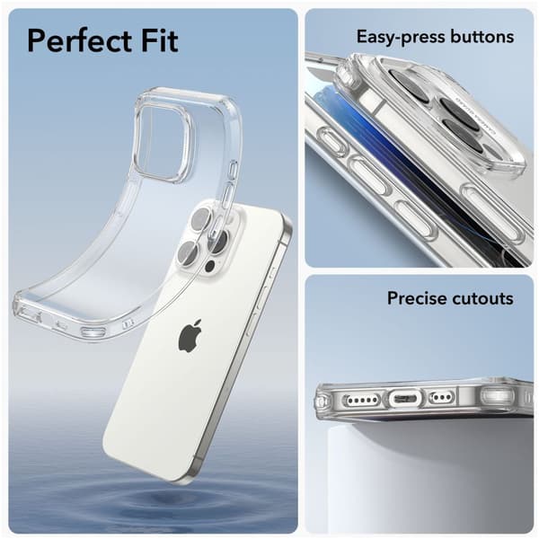 ESR Project Zero Skal iPhone 15 Pro Max Transparent