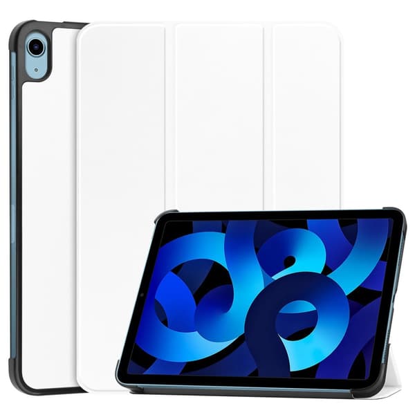 iPad 10.9 2022 (10. sukupolvi) Kotelo Tri-fold Valkoinen