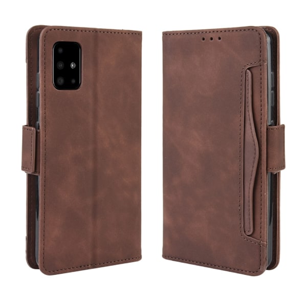 Monikäyttöinen lompakkokotelo Samsung Galaxy S20 - Ruskea
