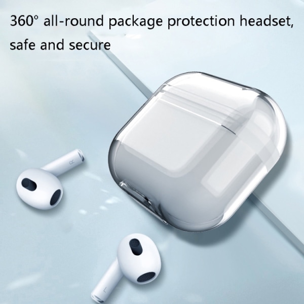 Apple AirPods 3 -kuori ja läpinäkyvä karabiini