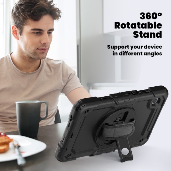 Samsung Galaxy Tab A9 Stødsikkert Hybridcover Sort