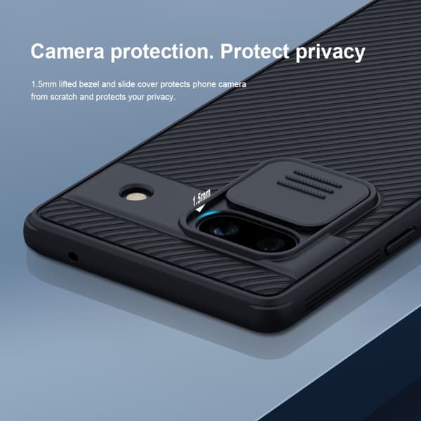 Nillkin CamShield Skal Google Pixel 7a Sort