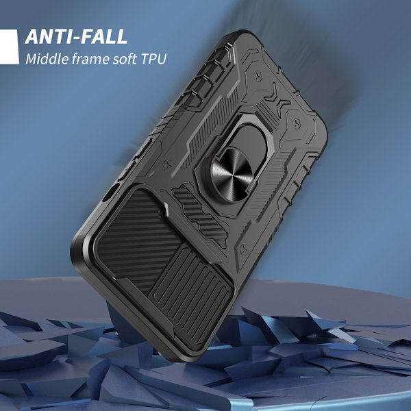 Hybrid Full Protection Case iPhone 13 Sort