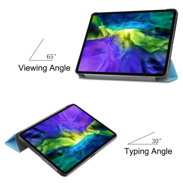 iPad Pro 11 3rd Gen (2021) Fodral Tri-Fold Blå