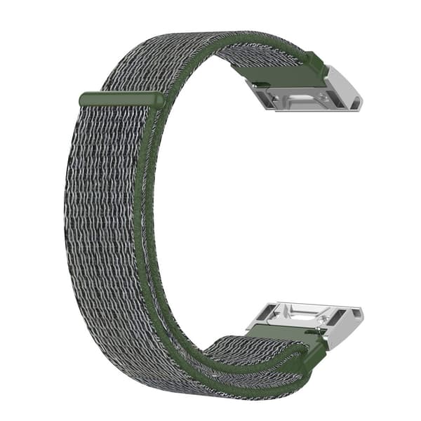 Nylon-ranneke Garmin Fenix 6X Pro Vihreä