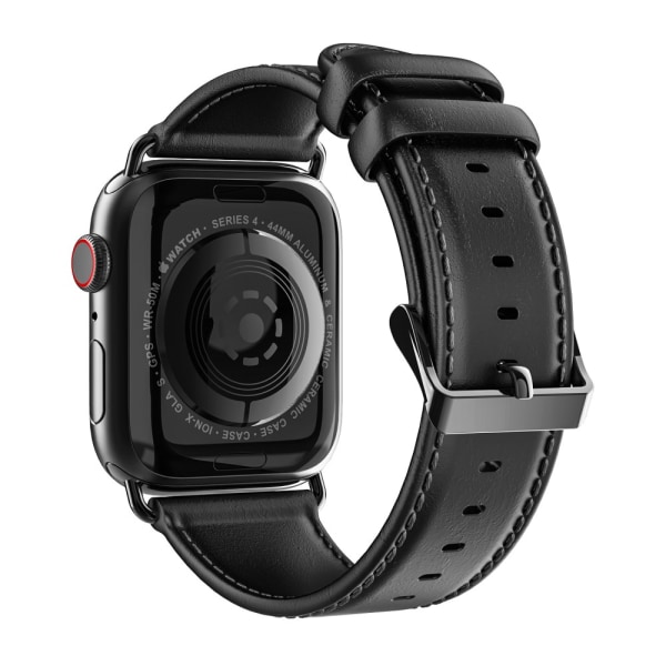 Dux Ducis Læderarmbånd Apple Watch 41mm Series 9 Sort