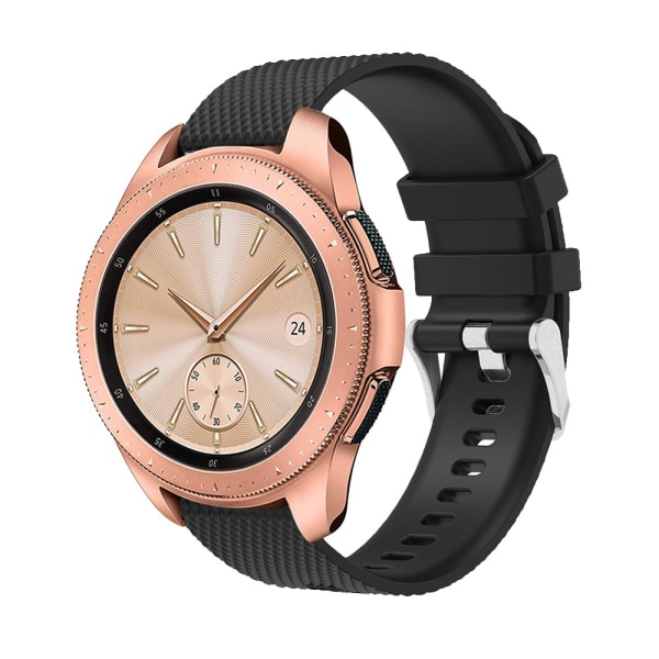 Silikone armbånd Samsung Galaxy Watch 42mm Sort