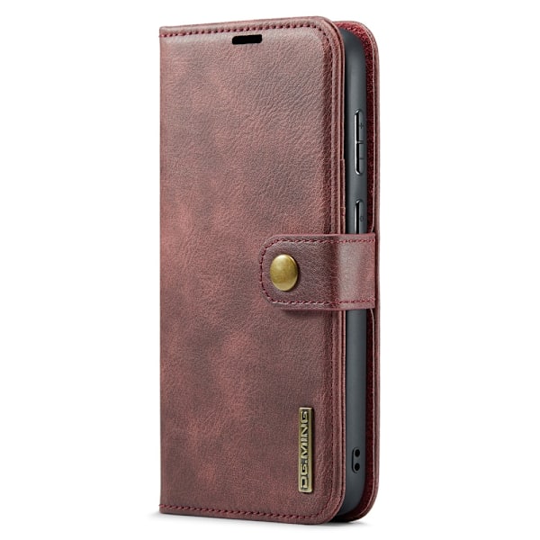 DG.MING 2-in-1 Magnet Wallet Samsung Galaxy A55 Red