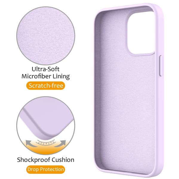 Silikoneskal Kickstand MagSafe iPhone 16 Pro Max Lilla