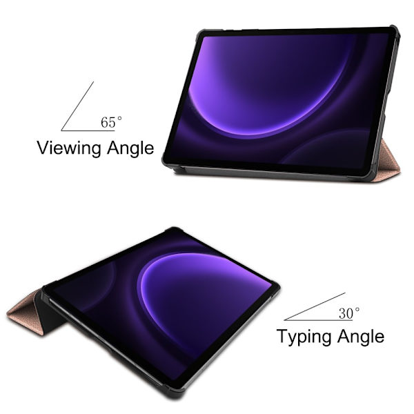 Samsung Galaxy Tab S9 FE Etui Tri-fold Rosa