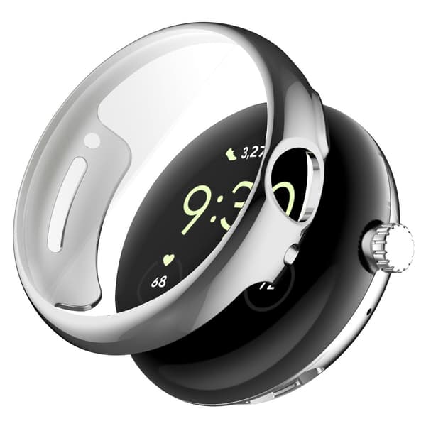 Heltäckande TPU Skal Google Pixel Watch 3 41mm Silver