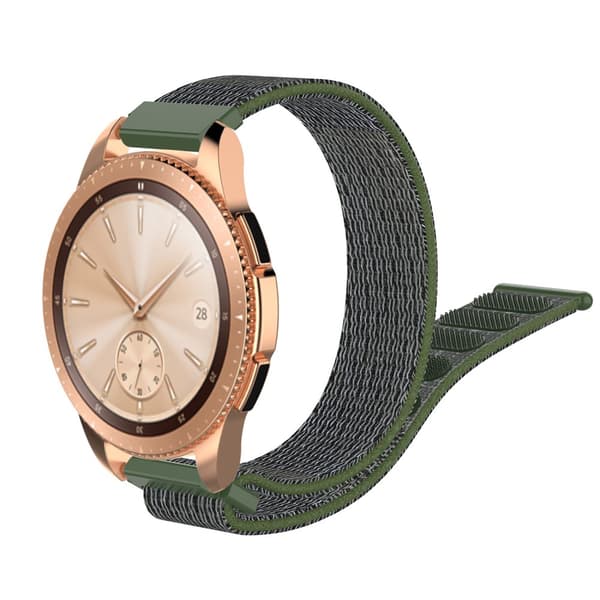 Nylonarmband Samsung Galaxy Watch 42mm/Active Grön