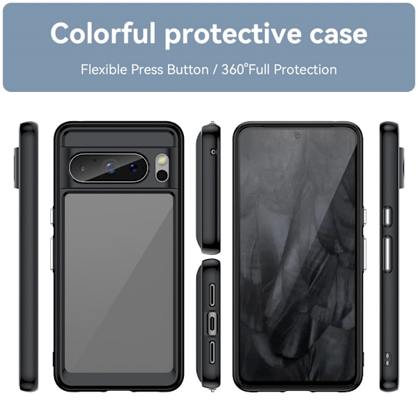 Hybrid Edge Case Google Pixel 8 Pro Svart