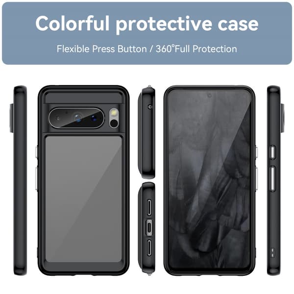 Hybrid Edge Skal Google Pixel 8 Pro Svart