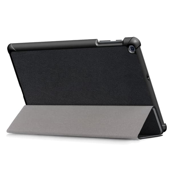 Tri-Fold-teline nahkakotelo Samsung Galaxy Tab A 2019 Musta