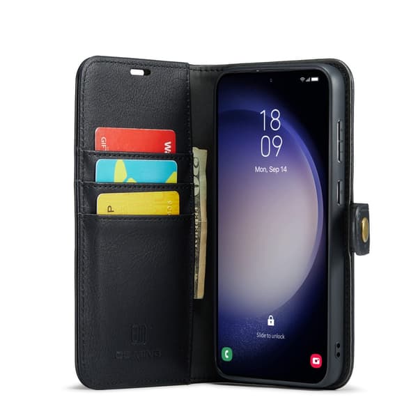 DG.MING 2-i-1 Magnetiskt Plånboksfodral Samsung Galaxy S24 FE Sv