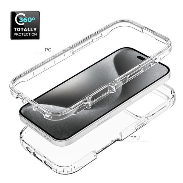 Allround Skal iPhone 16 Pro Transparent