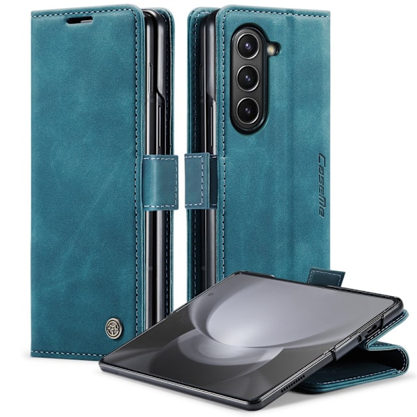 CaseMe Slim Pungetui Samsung Galaxy Z Fold 5 Blå
