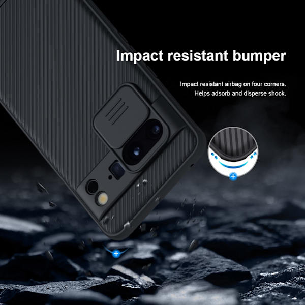 Nillkin CamShield Skal Google Pixel 8 Pro Sort