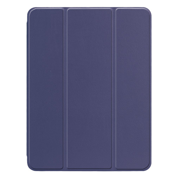 iPad 9.7 5. sukupolven (2017) -kotelo, kolminkertainen kotelo kynätelineellä, sininen