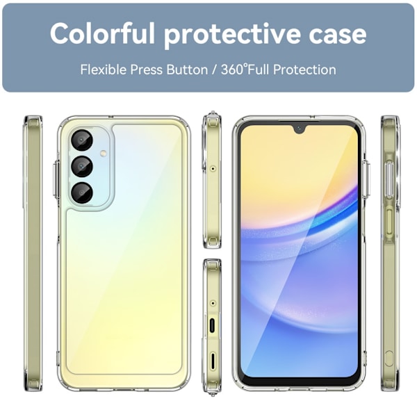 Hybrid Edge Case Samsung Galaxy A16 Läpinäkyvä