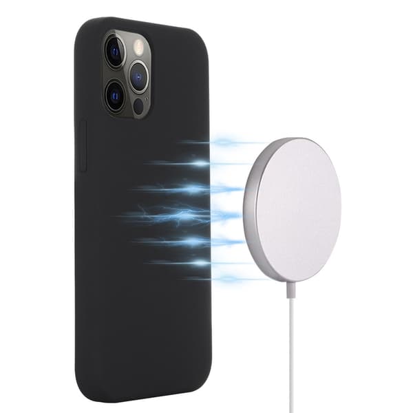 MagSafe Silikonskal iPhone 14 Pro Max Svart