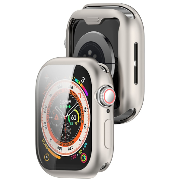 Heltäckande TPU Skal Apple Watch Series 10 46mm Champagneguld