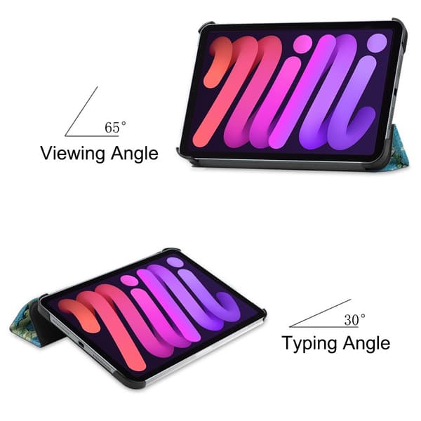 iPad Mini 6th Gen (2021) Fodral Tri-fold Körsbärsblommor