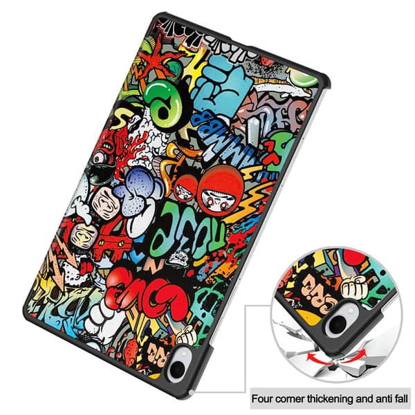 Samsung Galaxy Tab S11 Cover Tri-fold Graffiti