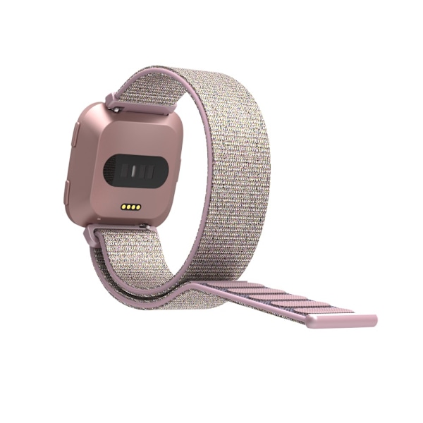 Nylonrem til Fitbit Versa/Versa 2 Rosa
