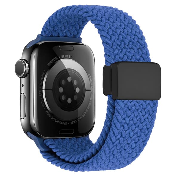 Elastisk Vævet Nylonarmbånd Apple Watch 38/40/41mm Blå