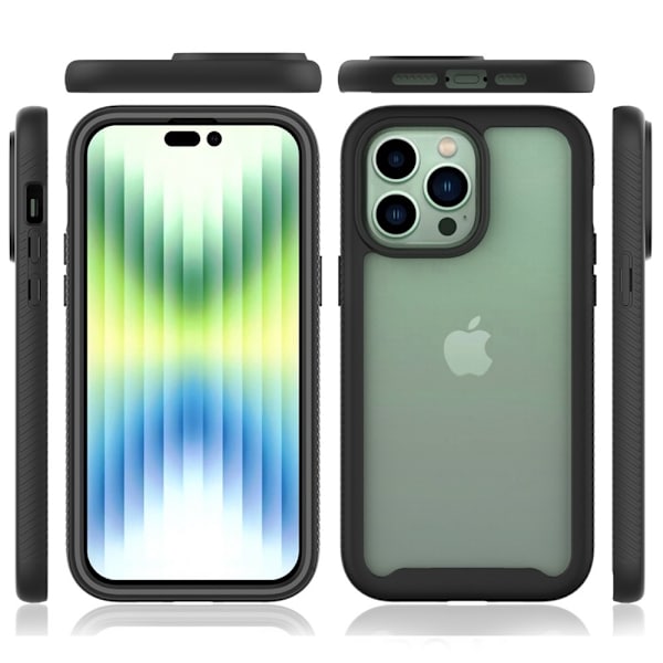 Allround Cover Skal iPhone 14 Pro Max Sort
