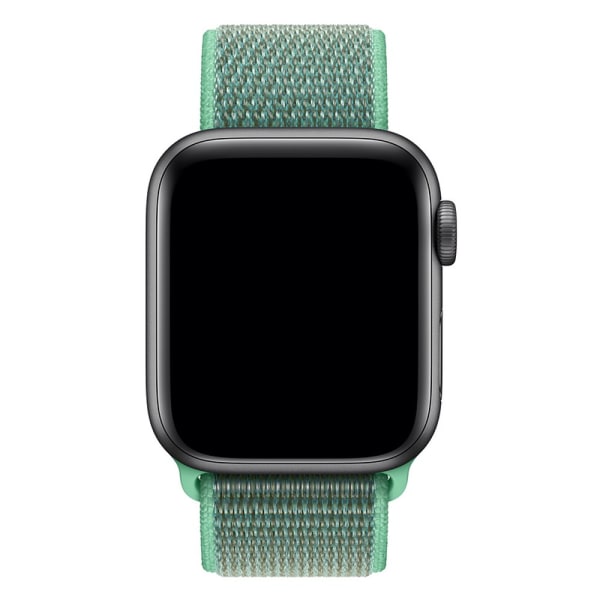 Nylonarmband Apple Watch 45mm Series 9 Grön