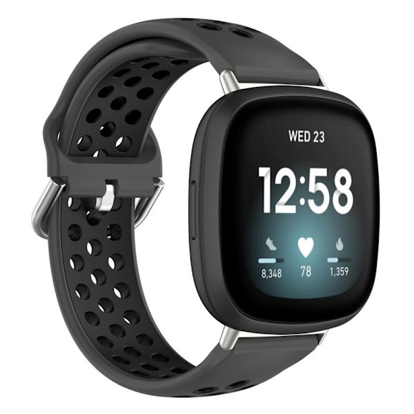 Sportarmbånd Fitbit Versa 3/Sense Sort