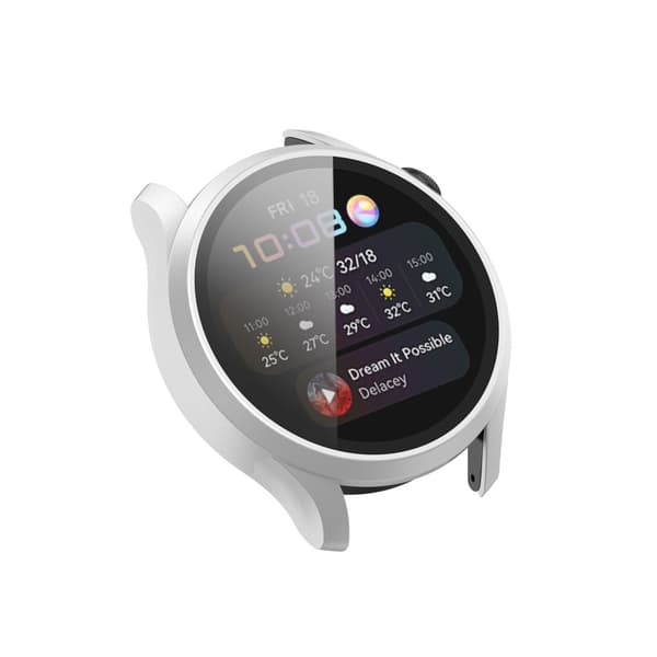 Heltäckende Skal Huawei Watch 3 Silver