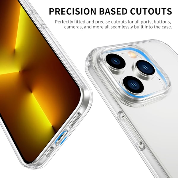 Kestävä TPU-kuori iPhone 14 Pro Max - Läpinäkyvä