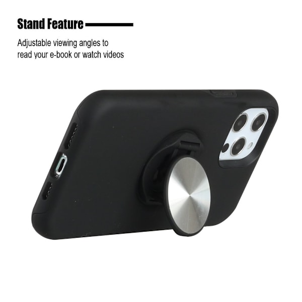 Skal Med Grip Holder iPhone 12 Pro Max Musta