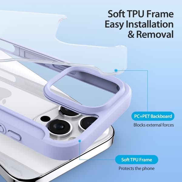Dux Ducis Skin X Pro -kotelo MagSafe iPhone 16 Pro Max - Lila