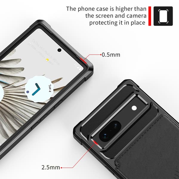 Multi-Slot Skal Google Pixel 7a Svart