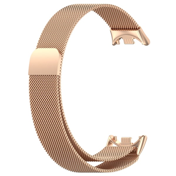 Milanese Loop Rem til Xiaomi Smart Band 8 Roséguld