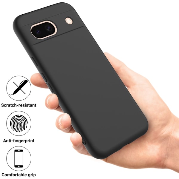 Silikoni Google Pixel 8a - Musta